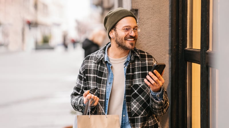 Black Friday shopper